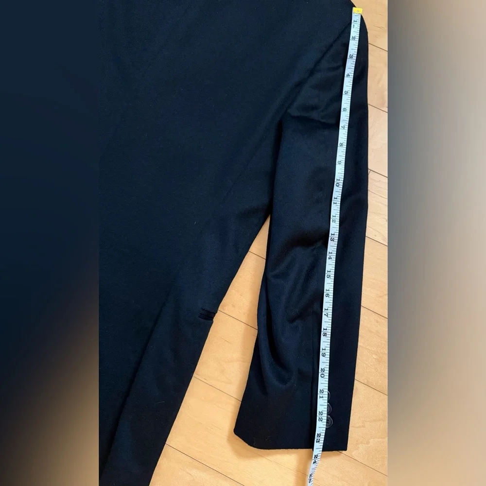 Donna Karen - Men’s 100% Cashmere Blazer Jacket- Black - Sz 40R* Shirt Sleeves